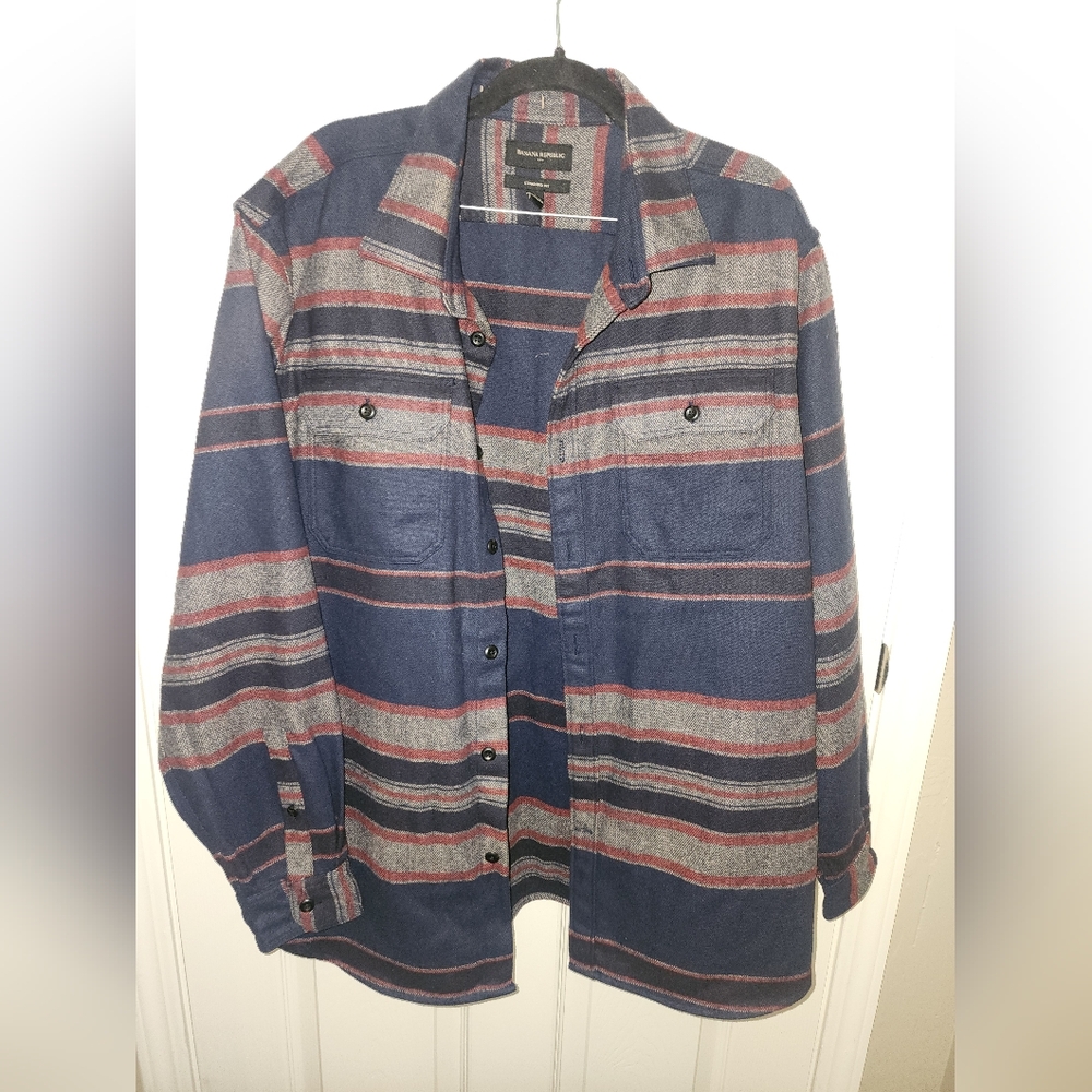 Banana Republic XL Mens Flannel Button Up Shirt